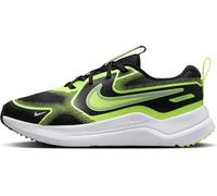 Nike Scarpa da Running su Strada Cosmic Runner - Ragazzo Corsa, Black/Wolf Grey-Volt, 38.5 EU