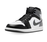 Air Jordan 1 Mid - Sneakers alte bianche, nere e grigie-Grigio Mens 11