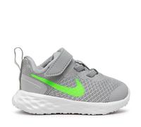 Nike Scarpe Bambini/e Revolution 6 NN (TDV) - 009 (Lite Smoke Grey/Green Strike