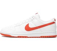 Nike Scarpe da Basket da Uomo, Bianco/Rosso Picante, 40