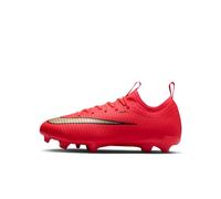 Nike Scarpe da Calcio per Bambini Jr Vapor 17 Academy Fg/MG, Bright Crimson/Blur, 38