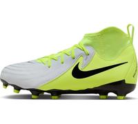 Nike Scarpe da Calcio Unisex per Bambini Jr. Phantom Luna 2 Academy MG più Giovani/Anziani, Metallizzato Silver Black Volt, 35 EU