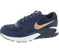 Nike Scarpe da Corsa Unisex per Bambini Air Max Excee (GS), Midnight Navy Mtlc Red Bronzo, 35.5 EU