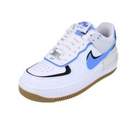 Nike Scarpe da ginnastica da donna Air Force 1 Shadow Dz1847, Bianco Royal Pulse Nero 109, 9
