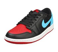 Nike Scarpe da Ginnastica da Donna, Nero/Dk Powder Blue-Gym Red, 38,5 EU, Nero Dk Powder Blue Gym Red, 38.5 EU