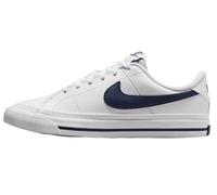 Nike Scarpe da ginnastica unisex per bambini, Bianco/Blu navy mezzanotte/mezzanotte, 6.5 Big Kid