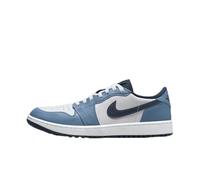 Nike Scarpe da golf Air Jordan 1 Low G da uomo, Bianco/Tempesta dell'Egeo/Bianco/Marina armeria, 44.5 EU