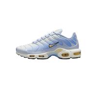Nike Scarpe Donna Air Max Plus (DZ3671-100, Bianco/Nero/Picante ROSSO/Citron Pulse), Ghost/Alluminio/Nero/Vaniglia pallido, 38 EU