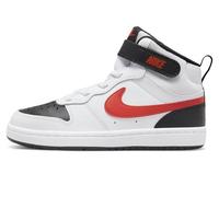 NIKE SCARPE SNEAKERS JUNIOR CD7782 110 COURT BOROUGH MID 2 WHITE/UNIVERSITY RE