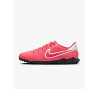 Nike Scarpette Calcetto Unisex Legend 10 Club TF - 800 (Hot Lava/Bianco)