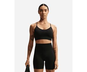Nike Seamless Ls Pro W - Bra Training - Donna - Nero L