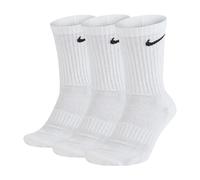 NIKE SET CALZE CALZINI DA 3 PAIA BIANCO LOGO NERO SX7664 100 UNISEX DAL 38 AL 50