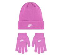 Nike Set Club Beanie/Glove Set Rosa, Rosa, Taglia Unica