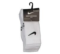 NIKE - Set composto da 3 paia di calze - Bordo a costine e supporto plantare per un fit confortevole e sicuro. - Tallone e punta rinforzati per conferire resistenza alle zone più soggette a usura. -..