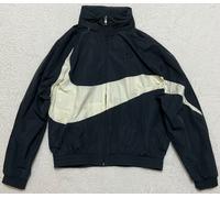 Nike Set Giacca a Vento Uomo FB7878 & FB7881 Nero con Logo Big Swoosh Taglia M