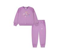 Nike Set Nike per bambini con felpa girocollo e Joggers. 110116cm Viola