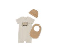 Nike SET PC ROMBER HAT BIB SET BIMBO (0-6 M, BEIGE)