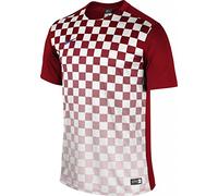 Nike Short Sleeve Top SS Precision III Jsy, Maglia Da Calcio Uomo, Rosso_Bianco_Blu, M