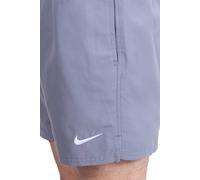 Nike - Pantaloncini da bagno stile volley grigi da 5"-Grigio L