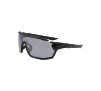 Nike Unisex NIKE SHOW X RUSH DZ7368 060 Occhiali da sole Bio-iniettato Grigio Argento Maschera Normale Fotocromatiche