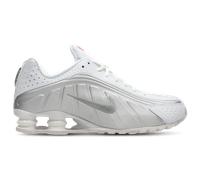 Nike - Shox R4 - Sneakers bianche e argento metallizzato-Bianco MW 9