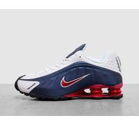 NIKE Shox R4, Sneaker Uomo, Midnight Navy Gym Rosso Bianco, 41 EU