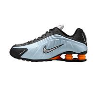 NIKE Shox R4, Sneaker Donna, Blue Tint Metallic Silver Total Orange, 38 EU
