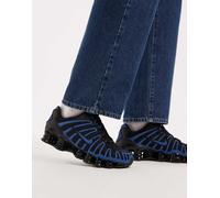 Nike - Shox TL - Sneakers nere e blu catarifrangente-Nero MW 12