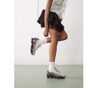 Nike - Shox TL - Sneakers unisex marroni e argento-Marrone WM 7