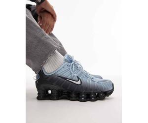 Nike - Shox TL - Sneakers unisex nere e azzurre-Nero WM 10.5