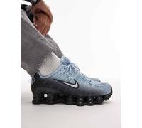 Nike - Shox TL - Sneakers unisex nere e azzurre-Nero WM 12.5