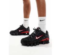 Nike - Shox TL - Sneakers unisex nere e rosse-Nero MW 7
