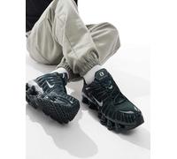 Nike - Shox TL - Sneakers verde scuro e color argento MW 7