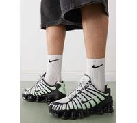 Nike - Shox TL - Sneakers verdi e nere-Verde MW 6