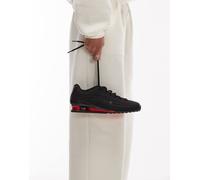 Nike - Shox Z - Sneakers nere e rosse-Nero WM 10