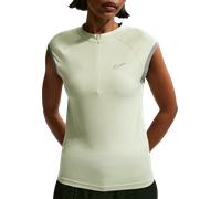 Nike Sleeveless Fitted Quarter Zip Top Women Magliette XL Verde