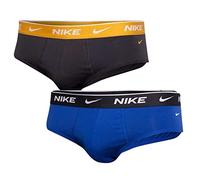 Nike Slip 2 Mutande Uomo Man Underwear Everyday Cotton Stretch Large L Blu Grigia