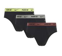 Nike Slip da Uomo Confezione da 3 pezzi Brief Multicolore Taglia S Codice 0000KE1006-EWM Nero