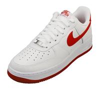 Nike Sneaker Air Force 1 '07 da uomo, Bianco/Drago Rosso-bianco, 45 EU