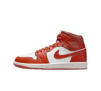 Nike Sneaker Air Jordan 1 Mid da donna, Summit White/Amber Brown/Cosmic Clay, 36.5 EU