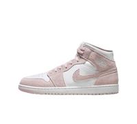 Nike Sneaker Air Jordan 1 Mid SE da uomo, Bianco/Legend Pink-vela, 49.5 EU