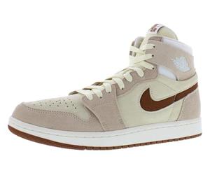 Nike Sneaker Air Jordan 1 Zoom CMFT 2 da uomo, Sail Legend Medium Marrone, 41 EU