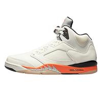 Nike Sneaker Air Jordan 4 Retro Uomo, Bianco/Arancione, 9.5