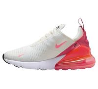 Nike Sneaker Air Max 270 Donna, Sail/Hot Punch-aster Rosa-bianco, 38 EU
