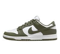Nike Sneaker Basse da Donna Dunk, Bianco/Verde Oliva Medio/Bianco, 11.5