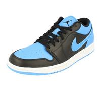 Nike Sneaker Basse da Uomo Air Jordan 1, Nero Blu università 041, 43 EU