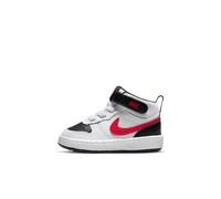 Nike Court Borough Mid 2 (TDV), Sneaker Unisex-Bambini, White Univ Red Black, 19.5 EU