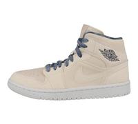 Nike Sneaker Mid Air Jordan 1 Mid SE Beige 37,5, Sanddrift Midnight Navy White Sail Dm9126 104, 37.5 EU