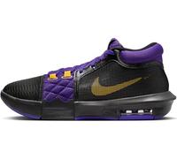 Nike LeBron Witness 8 - scarpe da basket - uomo 9,5 US Black/Purple/Yellow man