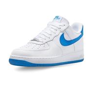 Nike, Sneaker Uomo, Bianco Foto Blu Bianco, 44 EU